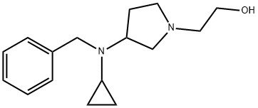 2-[3-(Benzyl-cyclopropyl-aMino)-pyrrolidin-1-yl]-ethanol Structure