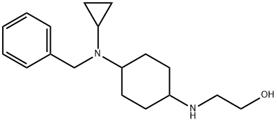 2-[4-(Benzyl-cyclopropyl-aMino)-cyclohexylaMino]-ethanol Structure