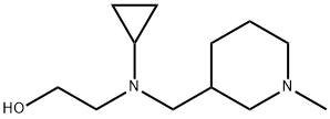 2-[Cyclopropyl-(1-Methyl-piperidin-3-ylMethyl)-aMino]-ethanol Structure