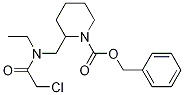 2-{[(2-Chloro-acetyl)-ethyl-aMino]-Methyl}-piperidine-1-carboxylic acid benzyl ester Structure