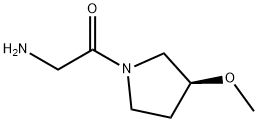 2-AMino-1-((S)-3-Methoxy-pyrrolidin-1-yl)-ethanone 구조식 이미지