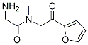 2-AMino-N-(2-furan-2-yl-2-oxo-ethyl)-N-Methyl-acetaMide 구조식 이미지