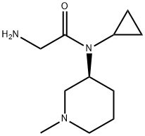 2-AMino-N-cyclopropyl-N-((S)-1-Methyl-piperidin-3-yl)-acetaMide Structure