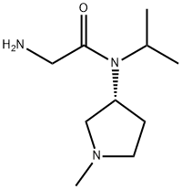 2-AMino-N-isopropyl-N-((R)-1-Methyl-pyrrolidin-3-yl)-acetaMide Structure
