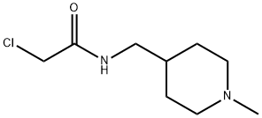 2-Chloro-N-(1-Methyl-piperidin-4-ylMethyl)-acetaMide Structure