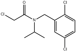 2-Chloro-N-(2,5-dichloro-benzyl)-N-isopropyl-acetaMide 구조식 이미지