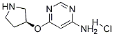 6-((S)-피롤리딘-3-일옥시)-피리미딘-4-일라민염산염 구조식 이미지