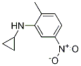 Cyclopropyl-(2-Methyl-5-nitro-phenyl)-aMine 구조식 이미지