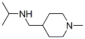 Isopropyl-(1-Methyl-piperidin-4-ylMethyl)-aMine 구조식 이미지