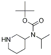 Isopropyl-piperidin-3-yl-carbaMic acid tert-butyl ester Structure