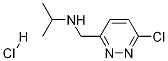 N-((6-chloropyridazin-3-yl)Methyl)propan-2-aMine hydrochloride Structure