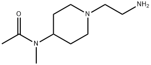 N-[1-(2-AMino-ethyl)-piperidin-4-yl]-N-Methyl-acetaMide 구조식 이미지