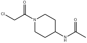 N-[1-(2-Chloro-acetyl)-piperidin-4-yl]-acetaMide 구조식 이미지