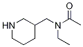 N-Ethyl-N-piperidin-3-ylMethyl-acetaMide Structure