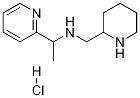 Piperidin-2-ylMethyl-(1-pyridin-2-yl-ethyl)-aMine hydrochloride Structure