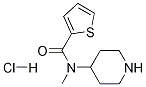 Thiophene-2-carboxylic acid Methyl-piperidin-4-yl-aMide hydrochloride Structure