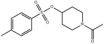 Toluene-4-sulfonic acid 1-acetyl-piperidin-4-yl ester Structure