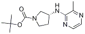 (R)-3-(3-Methyl-pyrazin-2-ylamino)-pyrrolidine-1-carboxylic acid tert-butyl ester 구조식 이미지