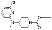 4-[(2-Chloro-pyrimidin-4-yl)-methyl-amino]-piperidine-1-carboxylic acid tert-butyl ester Structure