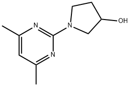 1-(4,6-Dimethyl-pyrimidin-2-yl)-pyrrolidin-3-ol Structure