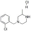 1-(2-Chloro-benzyl)-3-methyl-piperazine hydrochloride 구조식 이미지