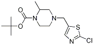 4-(2-Chloro-thiazol-5-ylmethyl)-2-methyl-piperazine-1-carboxylic acid tert-butyl ester Structure