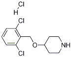 4-(2,6-Dichloro-benzyloxy)-piperidine hydrochloride Structure