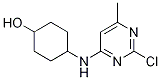 4-(2-Chloro-6-methyl-pyrimidin-4-ylamino)-cyclohexanol Structure