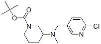 3-[(6-Chloro-pyridin-3-ylmethyl)-methyl-amino]-piperidine-1-carboxylic acid tert-butyl ester 구조식 이미지