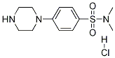 N,N-디메틸-4-(피페라진-1-일)벤젠술폰아미드염산염 구조식 이미지