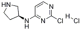 (2-Chloro-pyrimidin-4-yl)-(S)-pyrrolidin-3-yl-amine hydrochloride 구조식 이미지