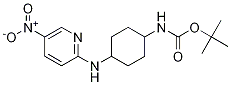 [4-(5-Nitro-pyridin-2-ylamino)-cyclohexyl]-carbamic acid tert-butyl ester 구조식 이미지