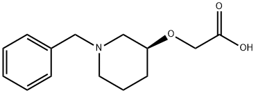 ((S)-1-Benzyl-piperidin-3-yloxy)-acetic acid Structure