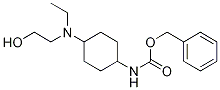 (1R,4R)-{4-[Ethyl-(2-hydroxy-ethyl)-aMino]-cyclohexyl}-carbaMic acid benzyl ester 구조식 이미지