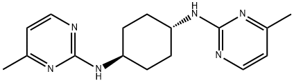 (1R,4R)-N,N'-Bis-(4-Methyl-pyriMidin-2-yl)-cyclohexane-1,4-diaMine 구조식 이미지