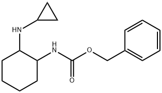 (2-CyclopropylaMino-cyclohexyl)-carbaMic acid benzyl ester Structure