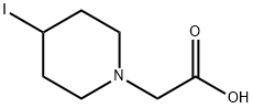 (4-Iodo-piperidin-1-yl)-acetic acid 구조식 이미지