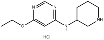 (6-Ethoxy-pyriMidin-4-yl)-piperidin-3-yl-aMine hydrochloride Structure