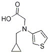 (Cyclopropyl-thiophen-3-ylMethyl-aMino)-acetic acid Structure