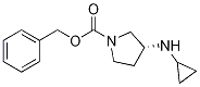 (R)-3-CyclopropylaMino-pyrrolidine-1-carboxylic acid benzyl ester Structure