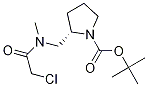 (S)-2-{[(2-Chloro-acetyl)-Methyl-aMino]-Methyl}-pyrrolidine-1-carboxylic acid tert-butyl ester Structure