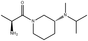 (S)-2-AMino-1-[(R)-3-(isopropyl-Methyl-aMino)-piperidin-1-yl]-propan-1-one Structure