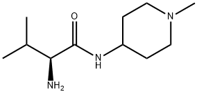 (S)-2-AMino-3-Methyl-N-(1-Methyl-piperidin-4-yl)-butyraMide Structure