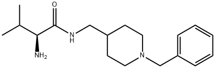 (S)-2-AMino-N-(1-benzyl-piperidin-4-ylMethyl)-3-Methyl-butyraMide Structure
