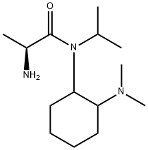 (S)-2-AMino-N-(2-diMethylaMino-cyclohexyl)-N-isopropyl-propionaMide 구조식 이미지