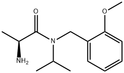 (S)-2-AMino-N-isopropyl-N-(2-Methoxy-benzyl)-propionaMide 구조식 이미지