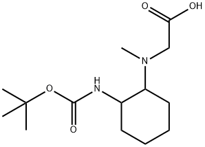 [(2-tert-ButoxycarbonylaMino-cyclohexyl)-Methyl-aMino]-acetic acid Structure