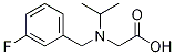 [(3-Fluoro-benzyl)-isopropyl-aMino]-acetic acid Structure