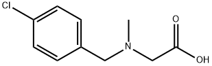 [(4-Chloro-benzyl)-Methyl-aMino]-acetic acid 구조식 이미지