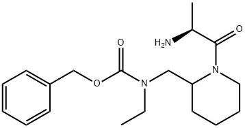 [1-((S)-2-AMino-propionyl)-piperidin-2-ylMethyl]-ethyl-carbaMic acid benzyl ester Structure